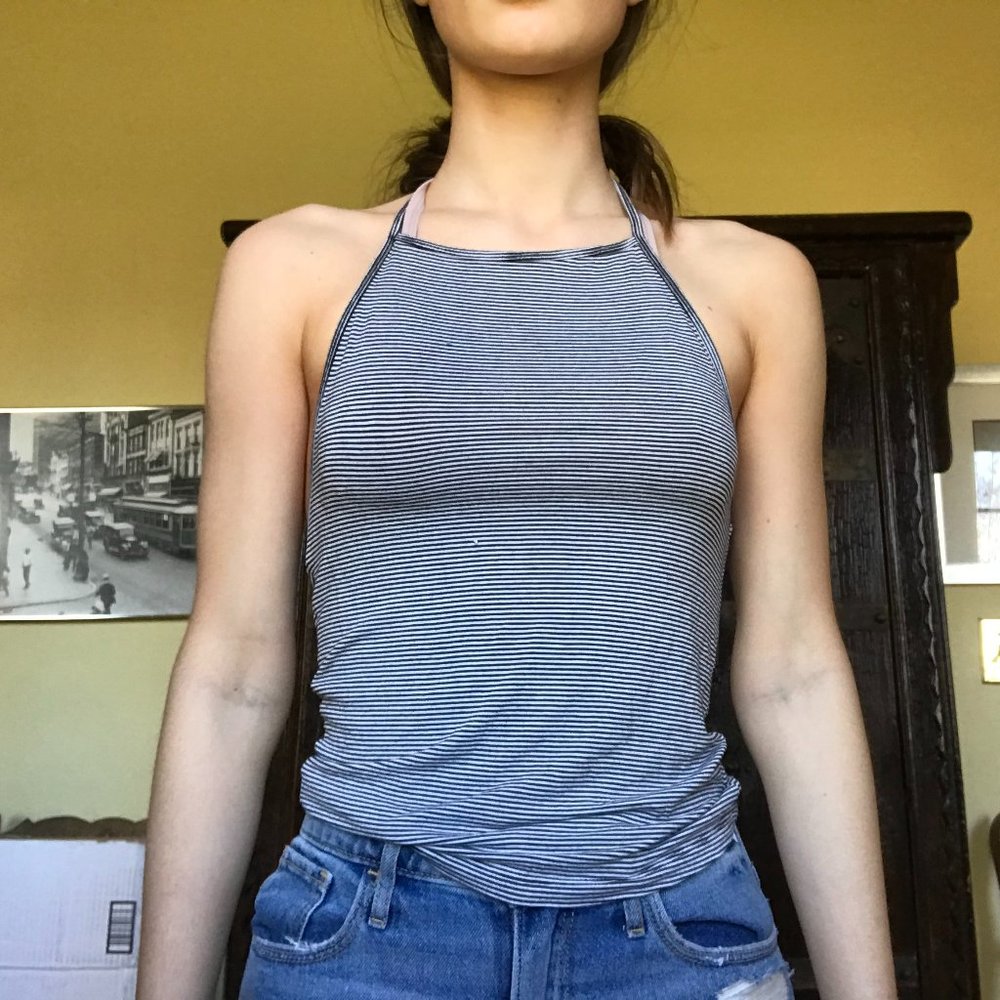 Striped Halter Top